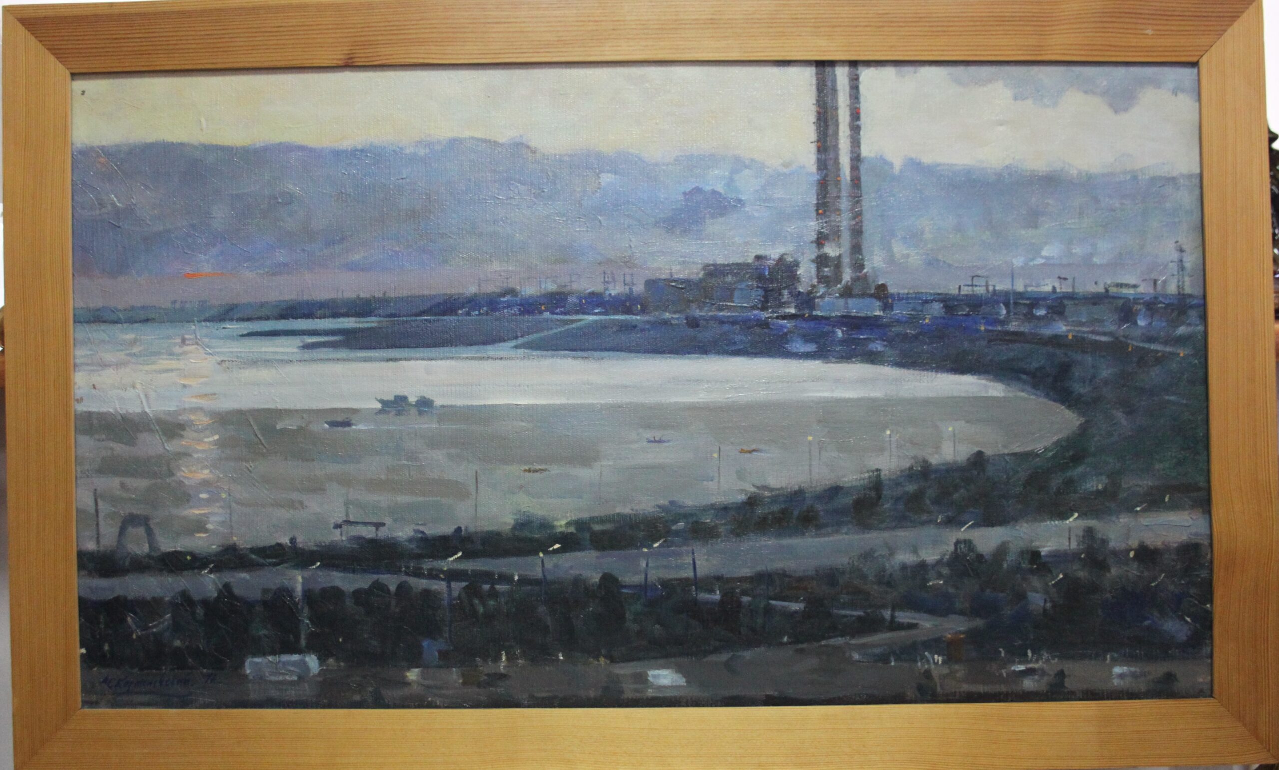 Новолукомская ГРЭС — индустриальный пейзаж Антона Корженевского, 1976