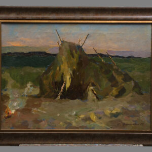 Шалаш — пейзаж Фёдора Дорошевича, 1971