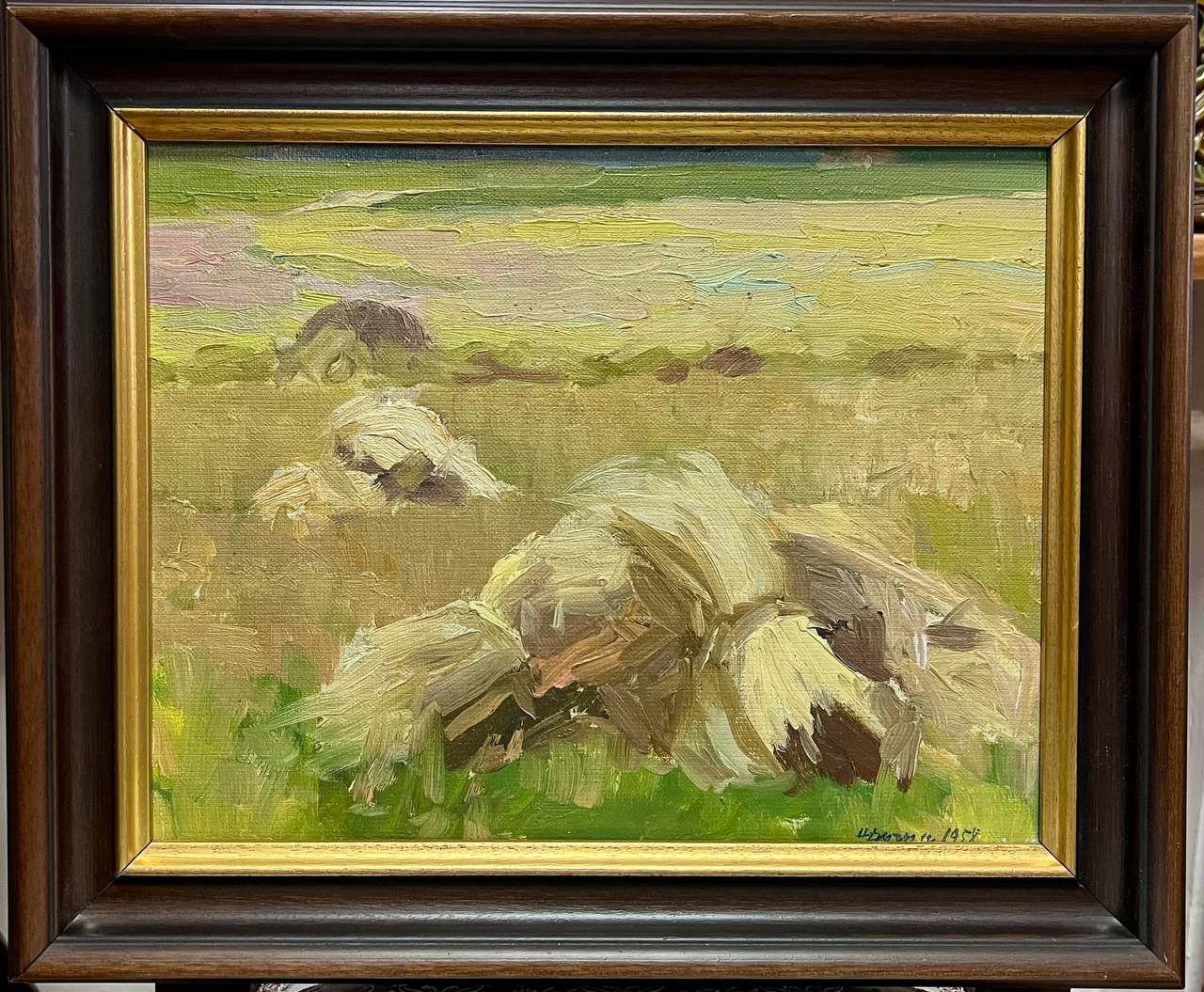 Снопы — этюд Николая Дучица, 1958